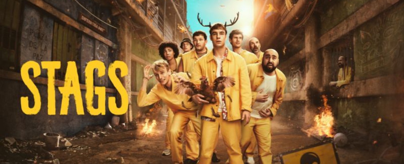 „Stags“: Britische Serie um eskalierten Junggesellenabschied feiert Deutschlandpremiere – Sauftour endet im Gefängnis statt am Altar – Bild: Eleven Film