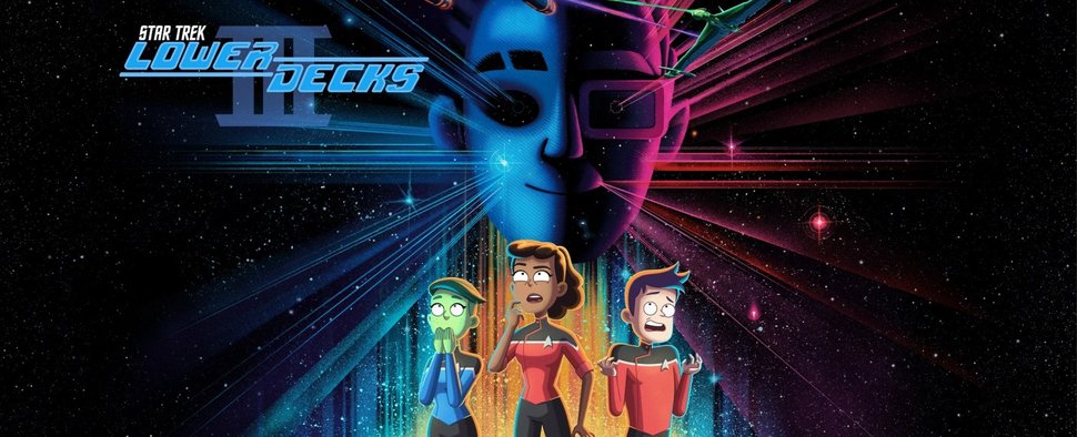 Ausschnitt aus dem Poster zur dritten Staffel von „Star Trek: Lower Decks“ – Bild: Paramount+