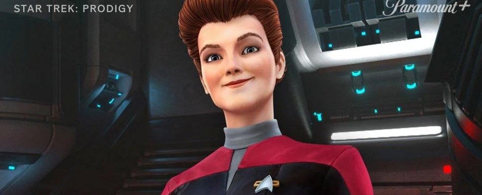 „Star Trek: Prodigy“ mit „Voyager“-Captain Janeway – Bild: CBS/Paramount+