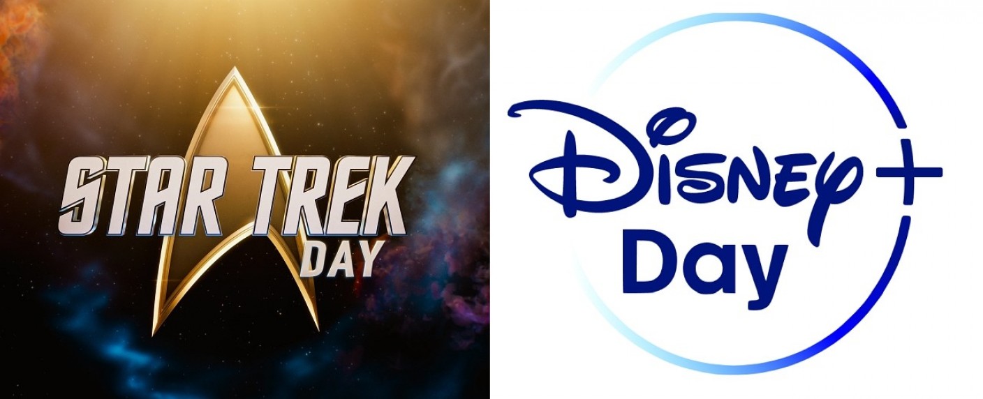 Kurios: Disney+ Day und Star Trek Day landen am selben Tag – Paramount und Disney überschneiden sich mit Online-Feierstunden – Bild: Paramount+/​The Walt Disney Company