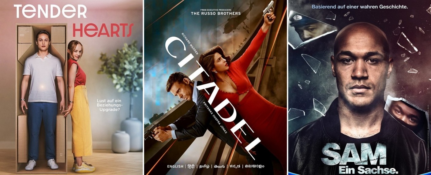 Die 8 wichtigsten Serien im April – Von „Tender Hearts“ bis „Citadel“, von „Sam – Ein Sachse“ bis „Dead Ringers“ – Bild: Sky/​Prime Video/​Disney+