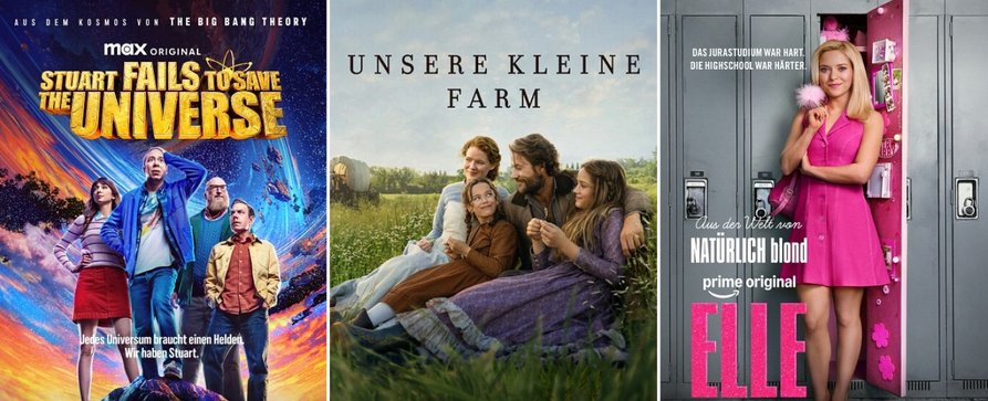 Die 8 wichtigsten Serien im Juli – Von „Stuart Fails to Save the Universe“ bis „Unsere kleine Farm“, von „Elle“ bis „The Westies“ – Bild: HBO Max, Netflix, Prime Video Die 8 wichtigsten Serien im Juli – Von „Stuart Fails to Save the Universe“ bis „Unsere kleine Farm“, von „Elle“ bis „The Westies“ – Bild: HBO Max, Netflix, Prime Video