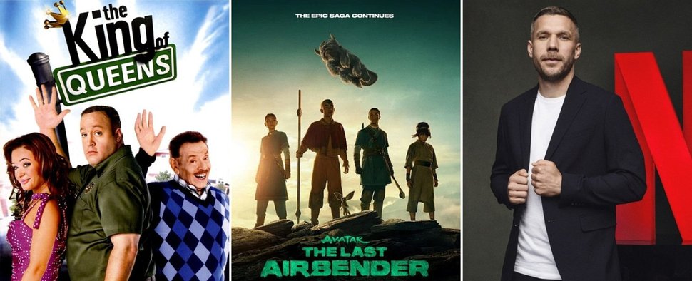 Starten im Juni 2026 bei Netflix: „Poldi“, „Avatar: Der Herr der Elemente“ und „King of Queens“ – Bild: Netflix