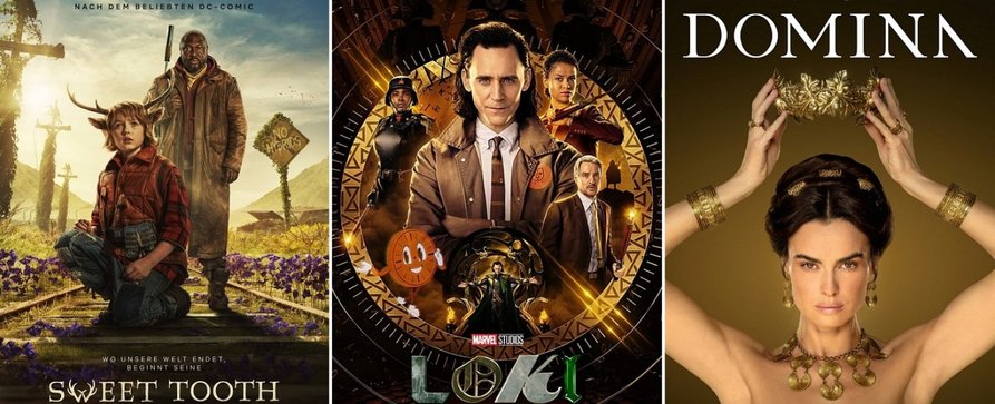 Die 7 wichtigsten Serien im Juni – Von „Loki“ bis „Domina“, von „Solos“ bis „Sweet Tooth“ – Bild: Netflix, Marvel, Sky