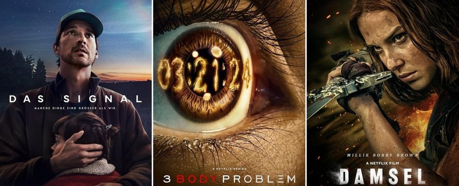 Netflix-Highlights im März: „3 Body Problem“, „Das Signal“ und „Monk“ – Millie Bobby Brown muss sich im Film „Damsel“ durchschlagen – Bild: Netflix