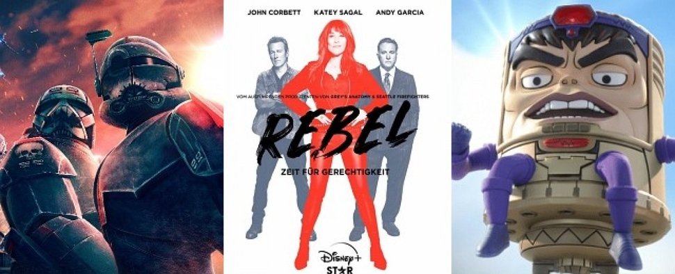 Starten im Mai bei Disney+: „Star Wars: The Bad Batch“, „Rebel“ und „Marvel’s M.O.D.O.K.“ – Bild: The Walt Disney Company
