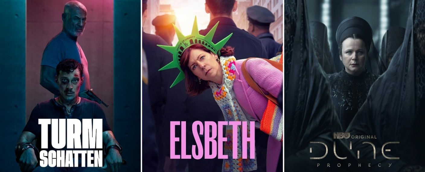 Die 8 wichtigsten Serien im November – Von „Elsbeth“ bis „Turmschatten“, von „ZEIT Verbrechen“ bis „Dune: Prophecy“ – Bild: Sky /​ CBS /​ Sky