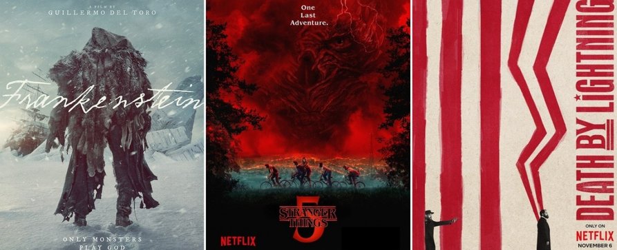 Netflix-Highlights im November: Der Anfang vom Ende von „Stranger Things“, Guillermo del Toros „Frankenstein“ – Auch Miniserien „Death by Lightning“ und „The Beast in Me“ am Start – Bild: Netflix