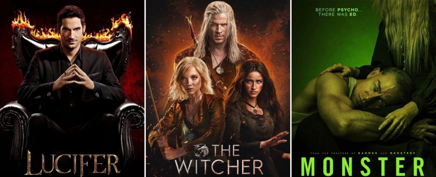 Netflix-Highlights im Oktober: „The Witcher“, „Monster: Die Geschichte von Ed Gein“ – und „Lucifer“ – Filmhighlights „The Woman in Cabin 10“ und „A House of Dynamite“ – Bild: Netflix