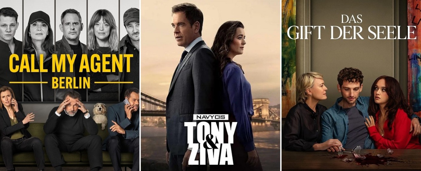 Die 7 wichtigsten Serien im September – Von „Navy CIS: Tony & Ziva“ bis „Call My Agent Berlin“, von „Das Gift der Seele“ bis „Miss Austen“ – Bild: Paramount+/​Disney+/​Prime Video