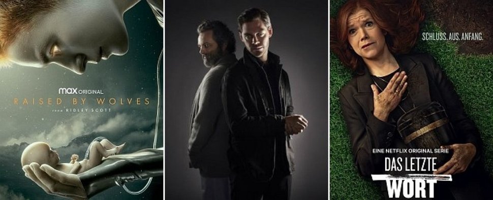 Starten im September: „Raised By Wolves“, „Prodigal Son“ und „Das letzte Wort“ – Bild: TNT Serie, Sat.1 emotions, Netflix