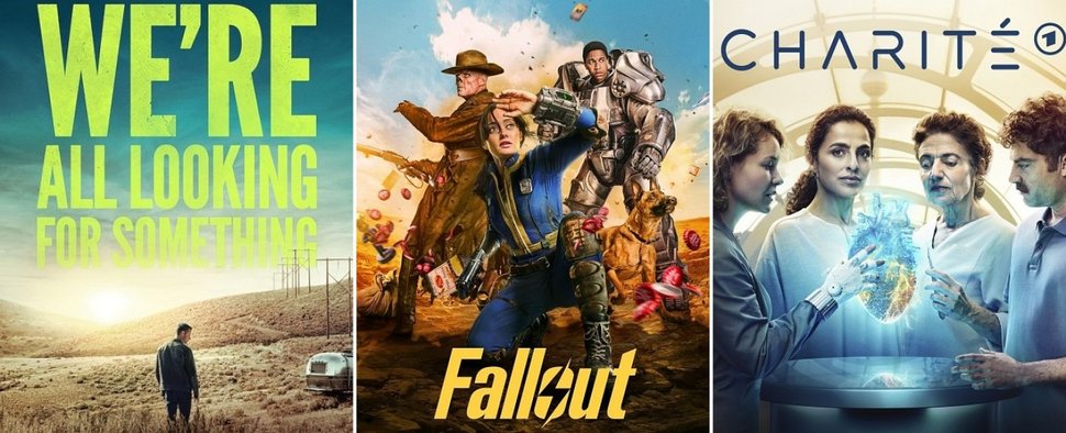 Starten in Deutschland im April: „Tracker“, „Fallout“ und die vierte Staffel von „Charité“ – Bild: Disney+/Prime Video/ARD
