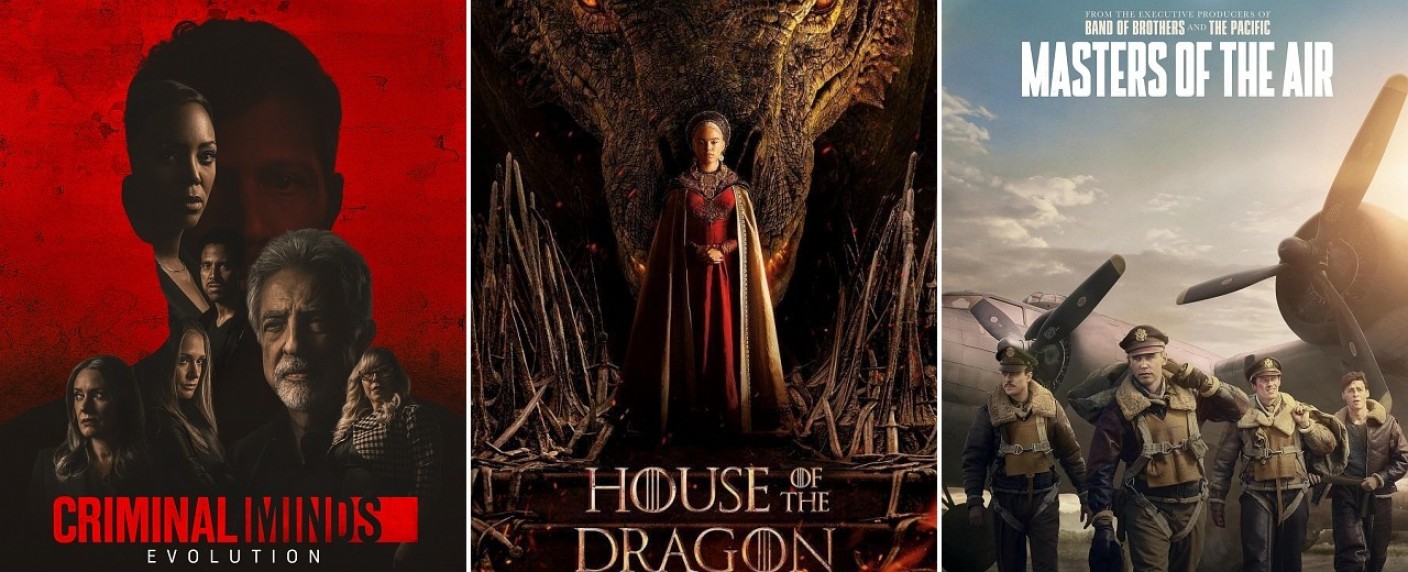 Die 8 wichtigsten Serien im Januar – Von „House  of the Dragon“ bis „Masters of the Air“, von „Oderbruch“ bis „Criminal Minds“ – Bild: Paramount Global, HBO, Apple TV+