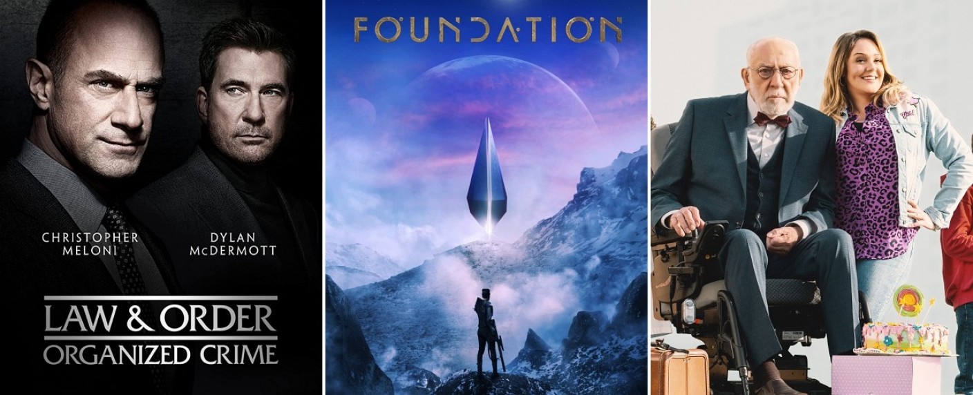Die 7 wichtigsten Serien im September – Von „Foundation“ bis „Organized Crime“, vom „Ekel“ bis „Tina“ – Bild: NBC /​ Apple TV+ /​ ZDF; Conny Klein; Mathias Nickel.