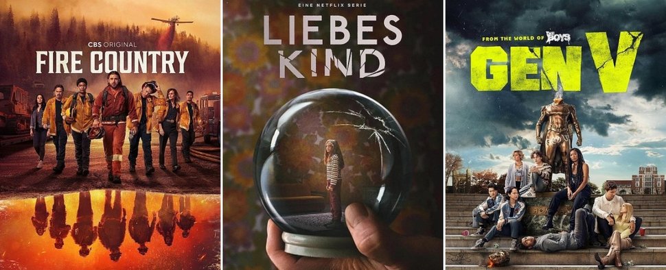 Starten in Deutschland im September: „Fire Country“, „Liebes Kind“ und „Generation V“ – Bild: CBS/Netflix/Prime Video