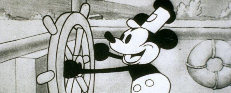 Micky Maus in „Steamboat Willie“ aus dem Jahr 1928 – Bild: Disney Channel