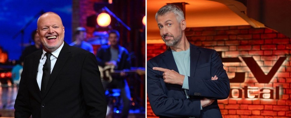 Stefan Raab und Sebastian Pufpaff wurden zu Konkurrenten – Bild: RTL/Raab Entertainment/Julia Feldhagen/ProSieben