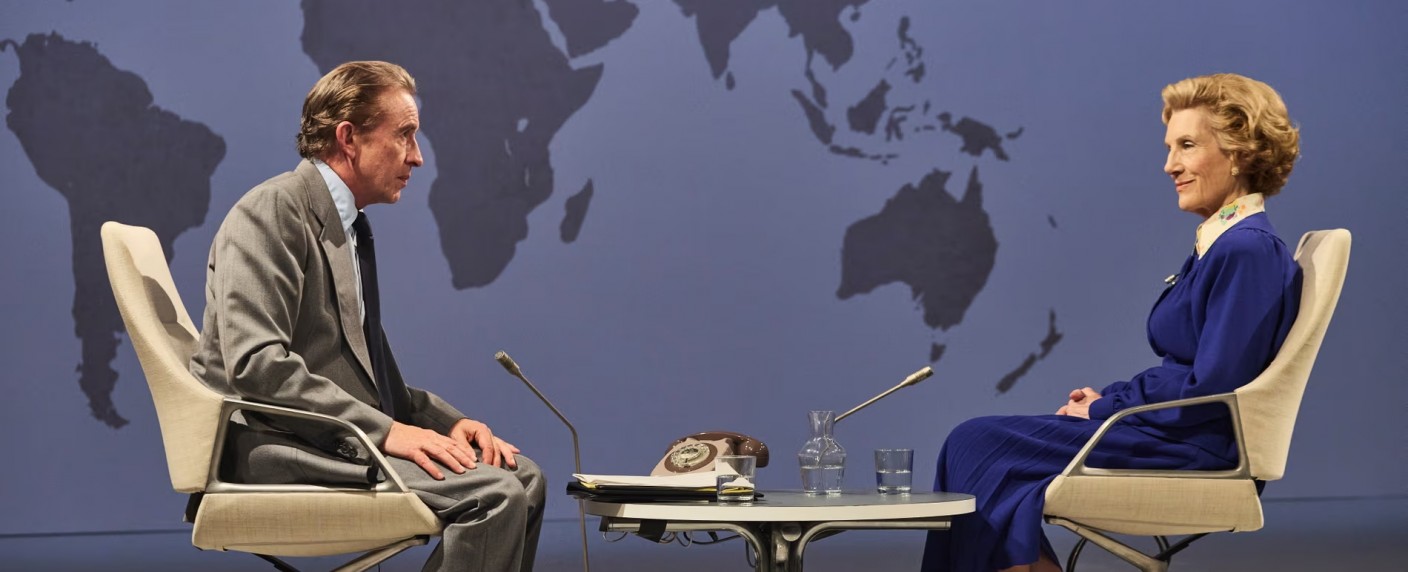 „Brian and Maggie“: Interview, das Maggie Thatchers Fall einleitete, startet als Miniserie – Blick ans Ende der 1980er – Bild: Matt Frost/​Channel 4