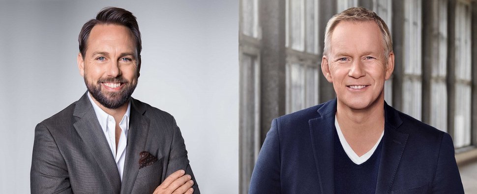 Steven Gätjen (l.) und Johannes B. Kerner (r.) – Bild: ZDF/J. Brinckmann/M. Höhn/Montage: D. Staudt