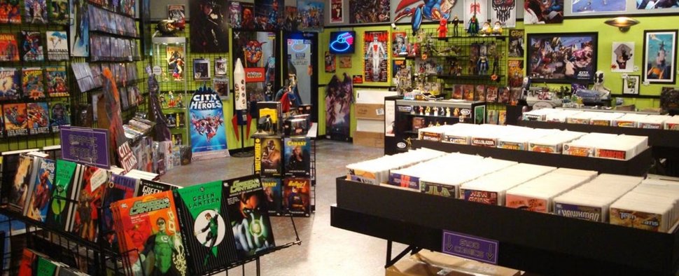 Stuarts Comic-Laden in „The Big Bang Theory“ – Bild: CBS