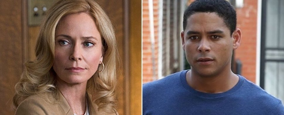 Susanna Thompson (l.) und Charlie Barnett (r.) sind in der achten Staffel von „Arrow“ mit dabei – Bild: The CW/NBC