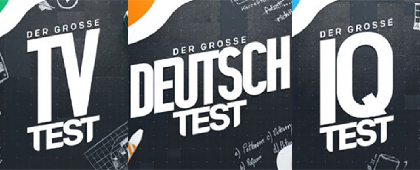 Boning, Mittermeier und Bielendorfer als Co-Moderatoren in „Test-Shows“ – IQ-Test, TV-Test und Deutsch-Test bei RTL – Bild: RTL