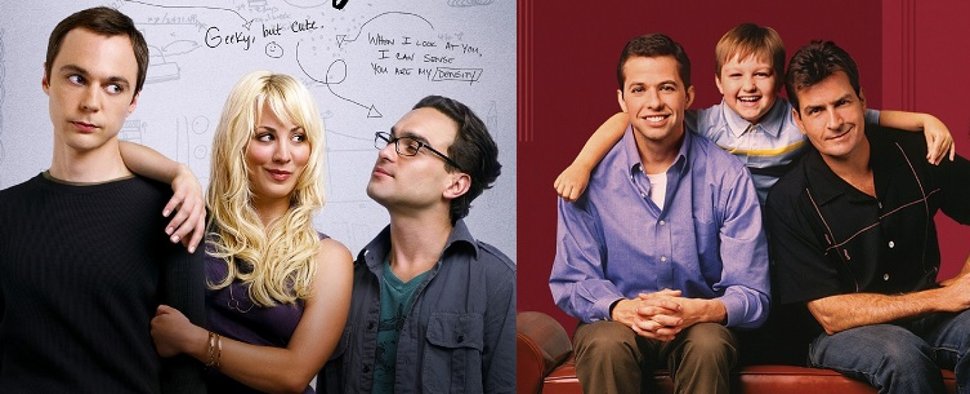 „The Big Bang Theory“ und „Two and a Half Men“ – Bild: TVNOW / © Warner Bros. Entertainment, Inc