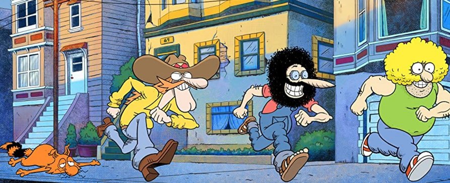 „The Freak Brothers“: Zweite Staffel der schrägen Zeichentrickserie feiert Deutschlandpremiere – Drei Freunde erwachen nach Jahrzehnten aus dem Kiffer-Koma – Bild: Tubi