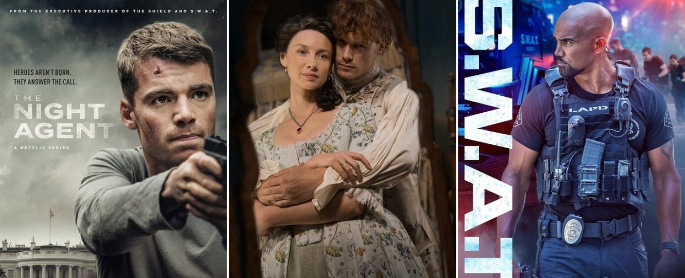 „Outlander“- und „S.W.A.T.“-Schöpfer wechseln die Arbeitgeber – Ronald D. Moore und Shawn Ryan schließen neue Verträge ab – Bild: Netflix, Starz, CBS