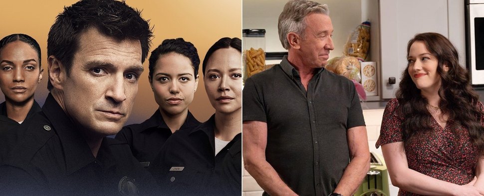 Nach dem Jahreswechsel: „The Rookie“ (l.) kehrt zurück und „Shifting Gears“ mit Tim Allen und Kat Dennings (r.) startet – Bild: ABC