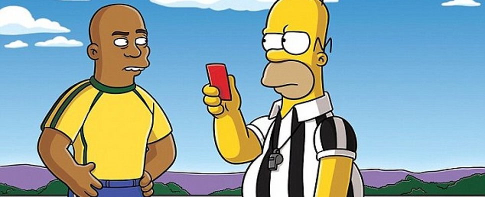Homer und Ronaldo in einer „Simpsons“-Episode aus dem Jahr 2007 – Bild: FOX