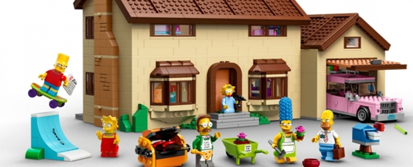 „Die Simpsons“ gibt es bald im Lego-Look – Kooperation zum 25-jährigen Jubiläum – Bild: Lego