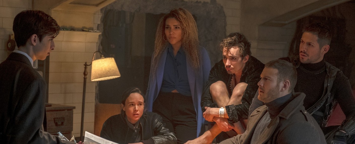 „The Umbrella Academy“: Netflix’ perfekte Unterhaltungsserie – Review – Superhelden zwischen Geschwisterstreit und Weltuntergang – Bild: Netflix