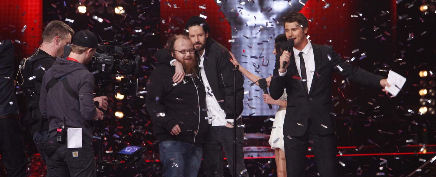 Andreas Kümmert ist „The Voice of Germany“ 2013 – Sat.1 freut sich über hohe Quoten zum Finale – Bild: SAT.1/​ProSieben/​Richard Huebner