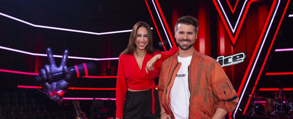 „The Voice of Germany“: Melissa Khalaj und Thore Schölermann – Bild: Sat.1/André Kowalski