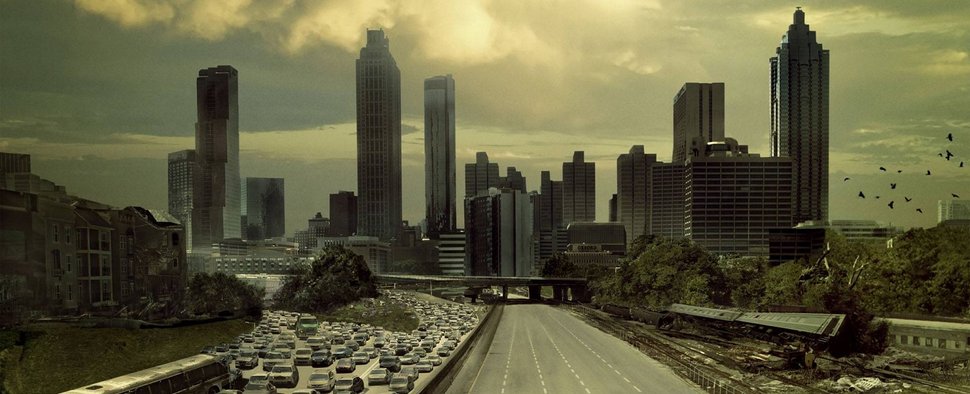 Skyline von Atlanta in „The Walking Dead“ – Bild: AMC