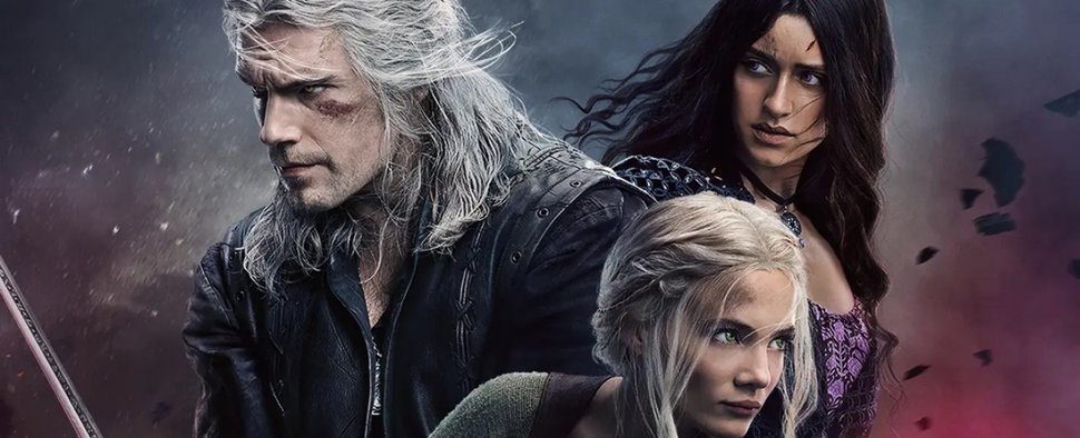 „The Witcher“ mit Henry Cavill (Geralt von Riva), Freya Allan (Ciri) und Anya Chalotra (Yennefer) – Bild: Netflix