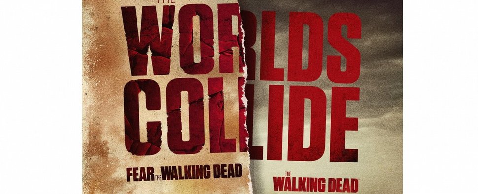 „The Worlds Collide“: Ein Crossover soll die beiden Serien „The Walking Dead“ und „Fear the Walking Dead“ zusammenführen. – Bild: AMC
