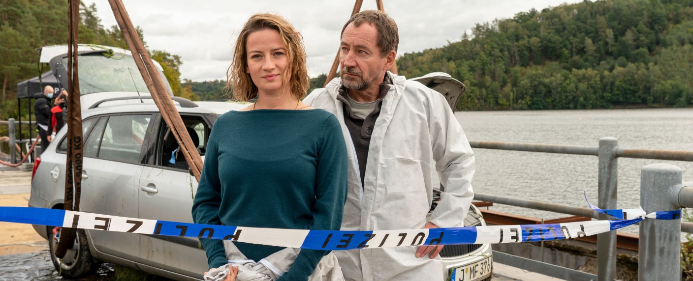 „Theresa Wolff“: ZDF startet den „Thüringenkrimi“ – Nina Gummich und Thorsten Merten in den Hauptrollen – Bild: ZDF/​Steffen Junghans