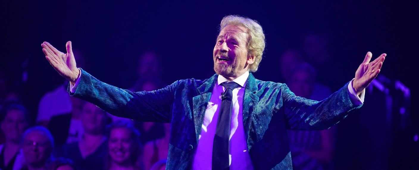 Schluss mit Samstagabend: So kündigte Thomas Gottschalk seinen TV-Abschied an – Große Abschiedssendung der „Jauch-Gottschalk-Schöneberger-Show“ im Dezember – Bild: RTL/​Stefan Gregorowius