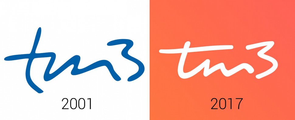 Das alte und das neue tm3-Logo