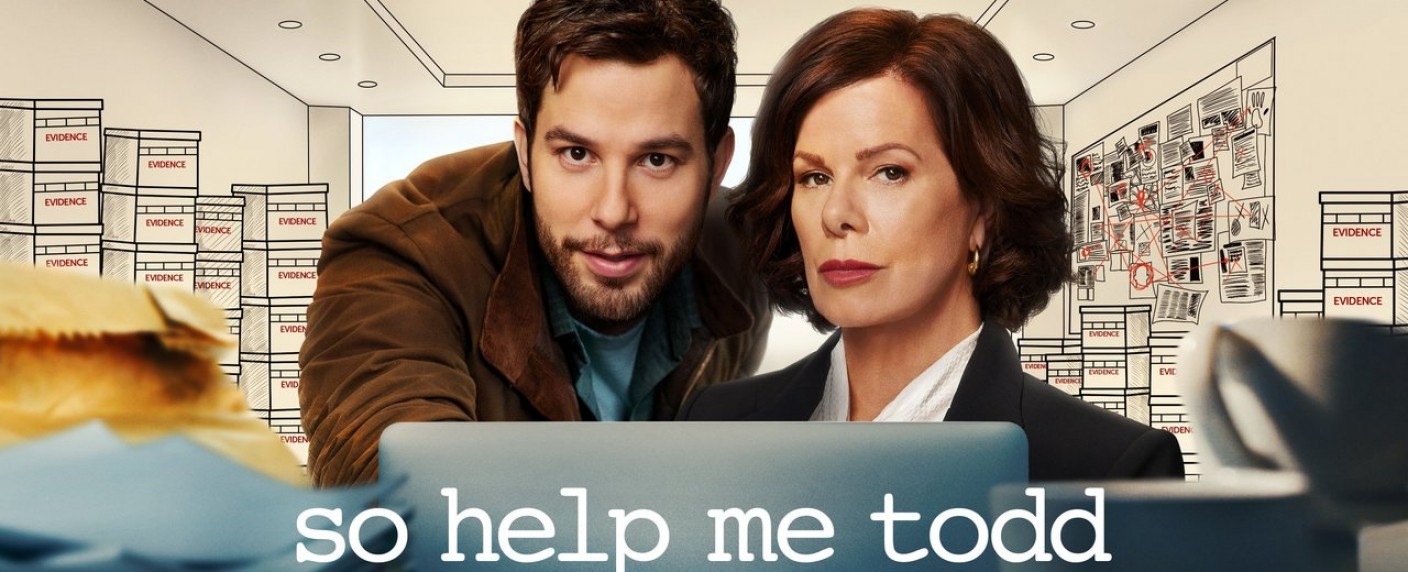„So Help Me Todd“: Für wen lohnt sich die neue Serie mit Skylar Astin und Marcia Gay Harden? – Review – Anwaltsdramedy um taffe Mutter und gewitzten Sohn – Bild: CBS