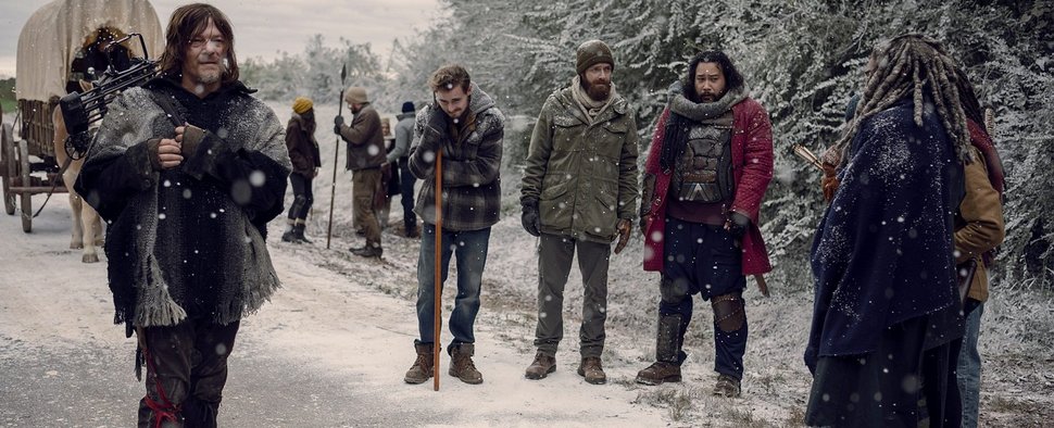 In „The Walking Dead“ ist der Winter hereingebrochen. – Bild: AMC