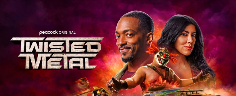 „Twisted Metal“ mit Anthony Mackie und Stephanie Beatriz (v.l.) – Bild: Peacock
