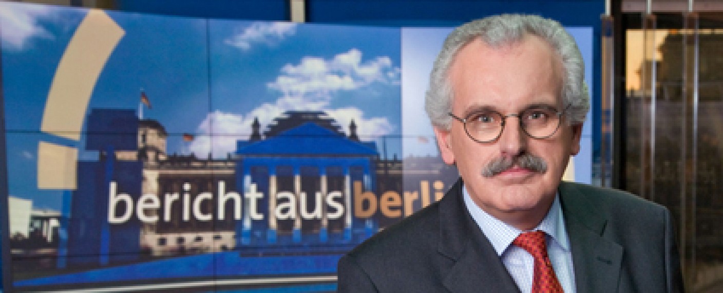 Ulrich Deppendorf verabschiedet sich vom „Bericht aus Berlin“ – Letzter Auftritt am kommenden Sonntag – Bild: ARD
