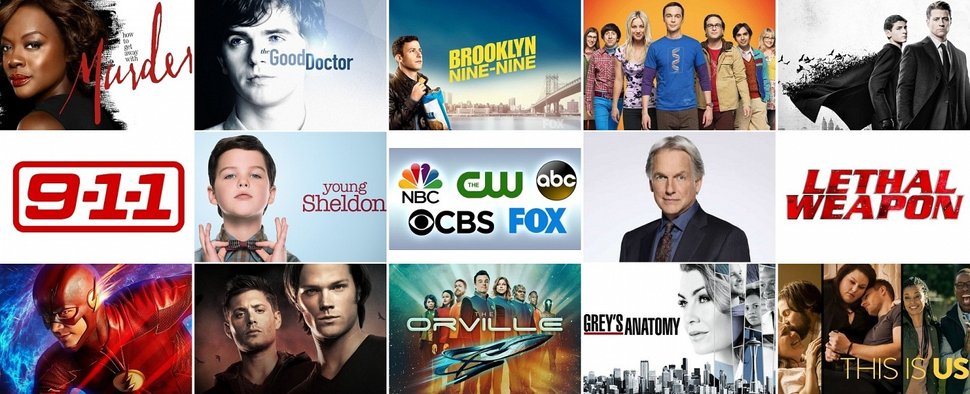 US-Serien der Season 2018/​19 – Bild: ABC/CBS/FOX/NBC/The CW