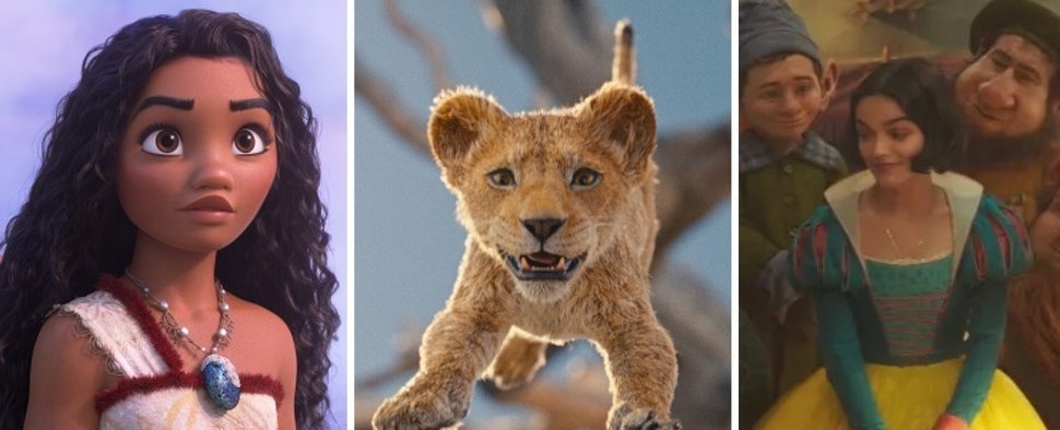 „Vaiana 2“, „Mufasa: Der König der Löwen“ und „Schneewittchen“ – Bild: Disney