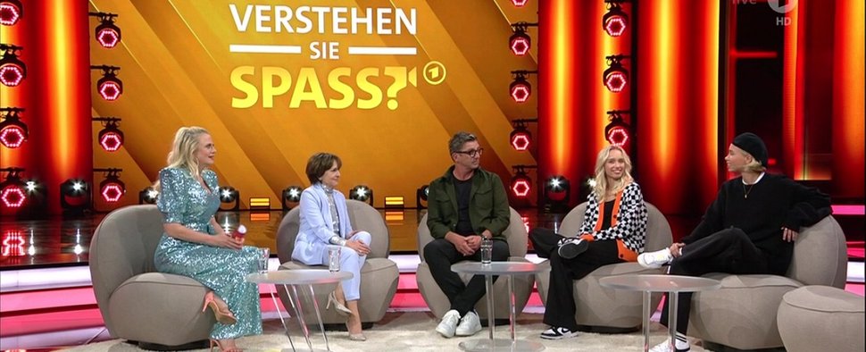 „Verstehen Sie Spaß?“-Premiere mit Barbara Schöneberger – Bild: Das Erste/Screenshot