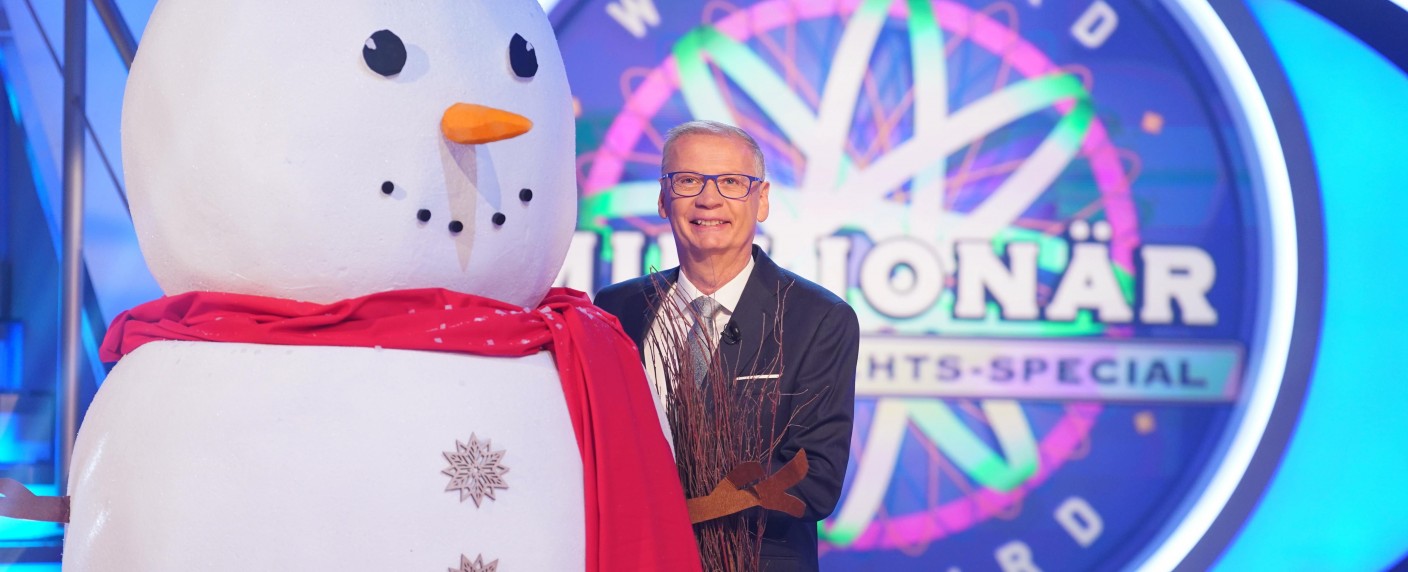 Doppelte Quiz-Weihnachten mit „Wer wird Millionär?“ und „Let’s Dance“-Weihnachtsshow – RTL setzt zum Jahresende auf seine großen Show-Dauerbrenner – Bild: RTL/​Stefan Gregorowius