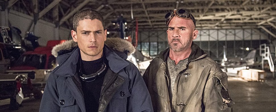 Wentworth Miller (l.) und Dominic Purcell (r.) in „The Flash“ – Bild: The CW